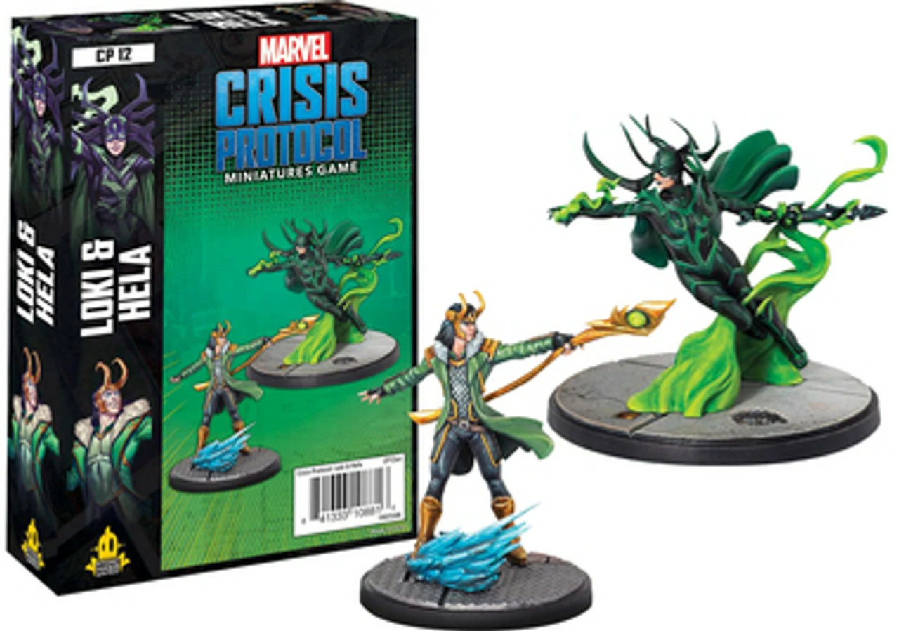 ASMODEE Marvel: Crisis Protocol - Loki & Hela Character Pack 3 ASMODEE Marvel: Crisis Protocol - Loki & Hela Character Pack