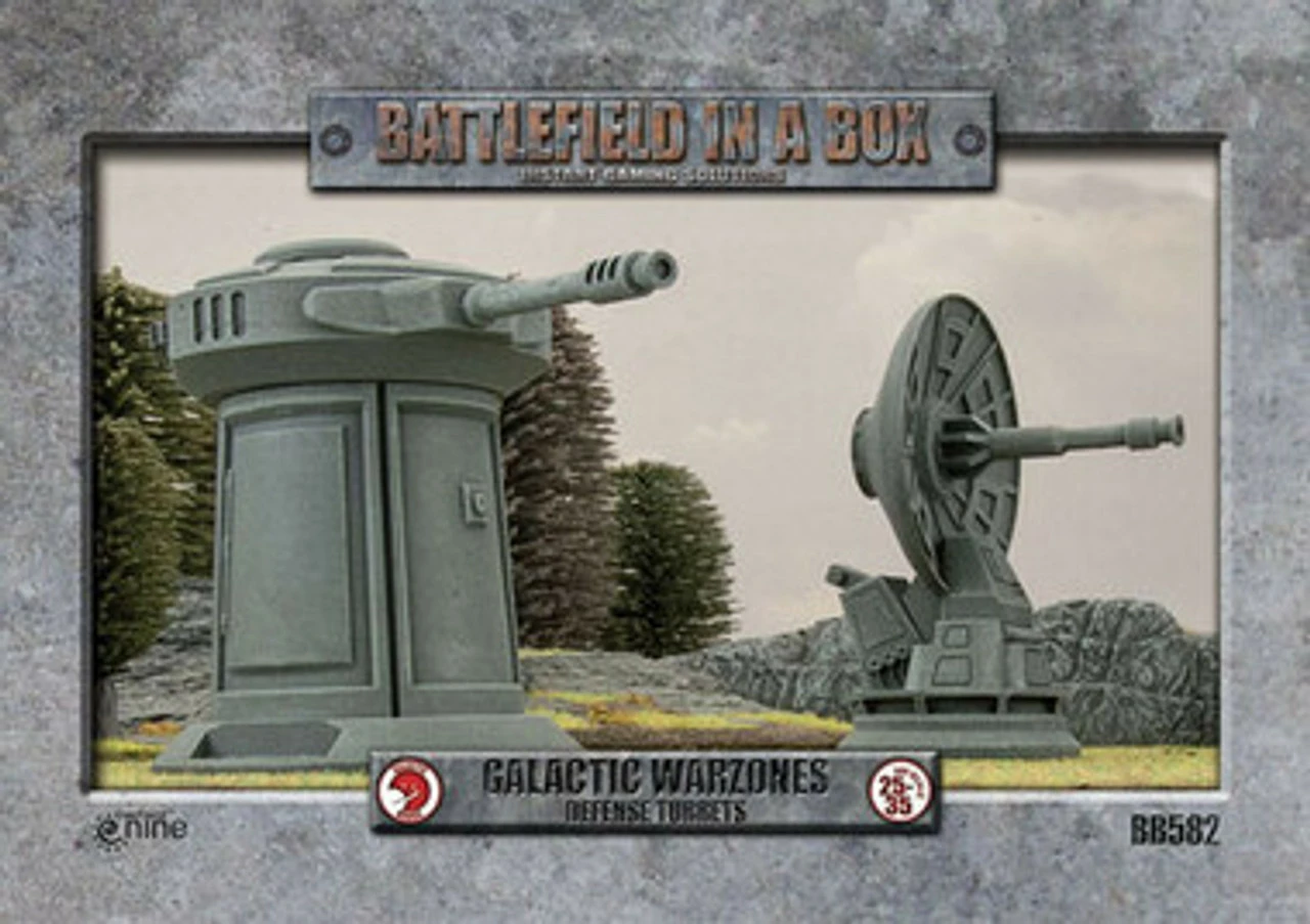 Battlefield In A Box: Galactic Warzones - Defense Turrets (2ct) (Prepainted) 3 Battlefield In A Box: Galactic Warzones - Defense Turrets (2ct) (Prepainted)
