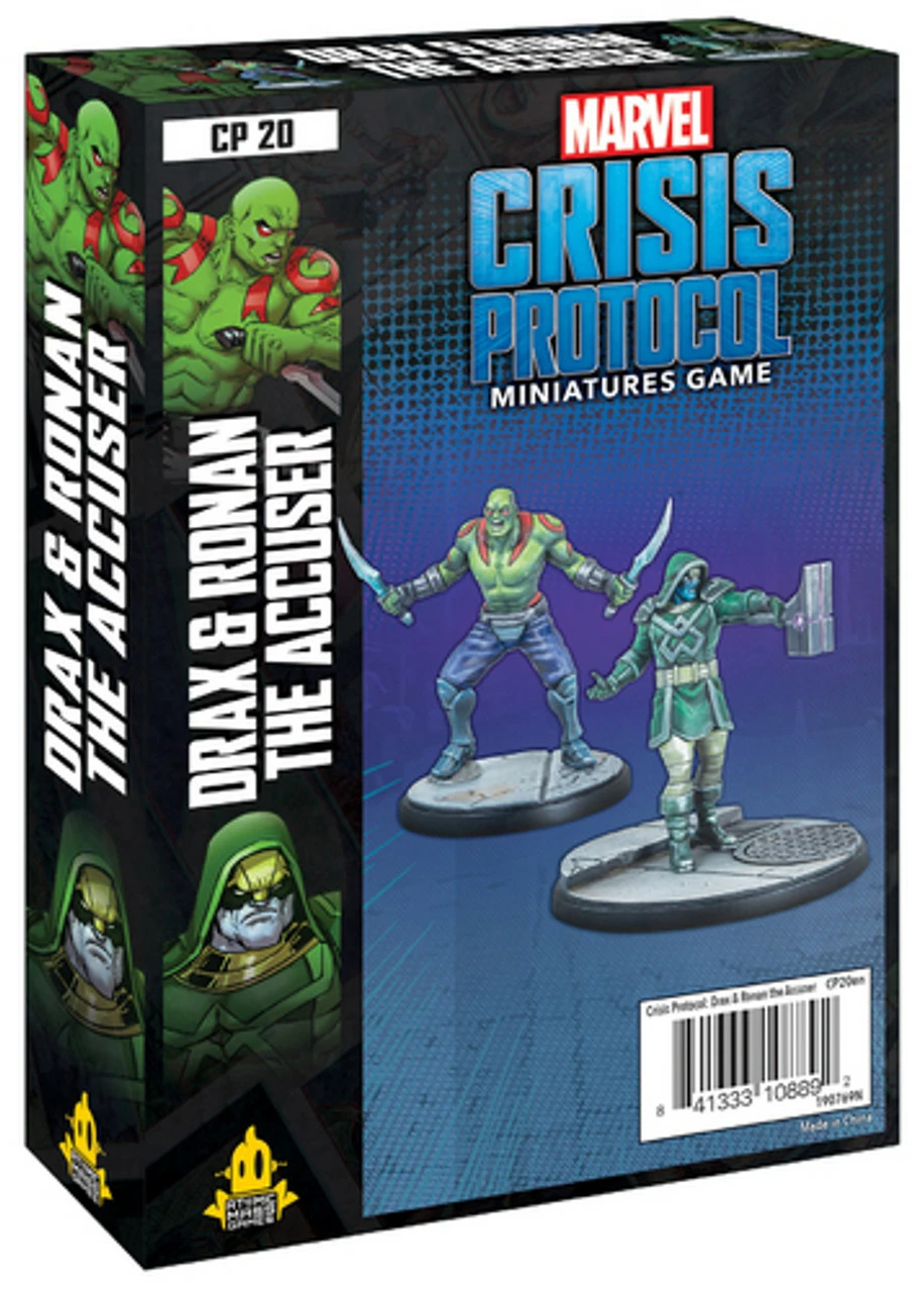 ASMODEE Marvel: Crisis Protocol - Drax & Ronan The Accuser Character Pack 3 ASMODEE Marvel: Crisis Protocol - Drax & Ronan The Accuser Character Pack