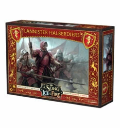 CMON A Song Of Ice & Fire Miniatures Game: Lannister Halberdiers Unit Box