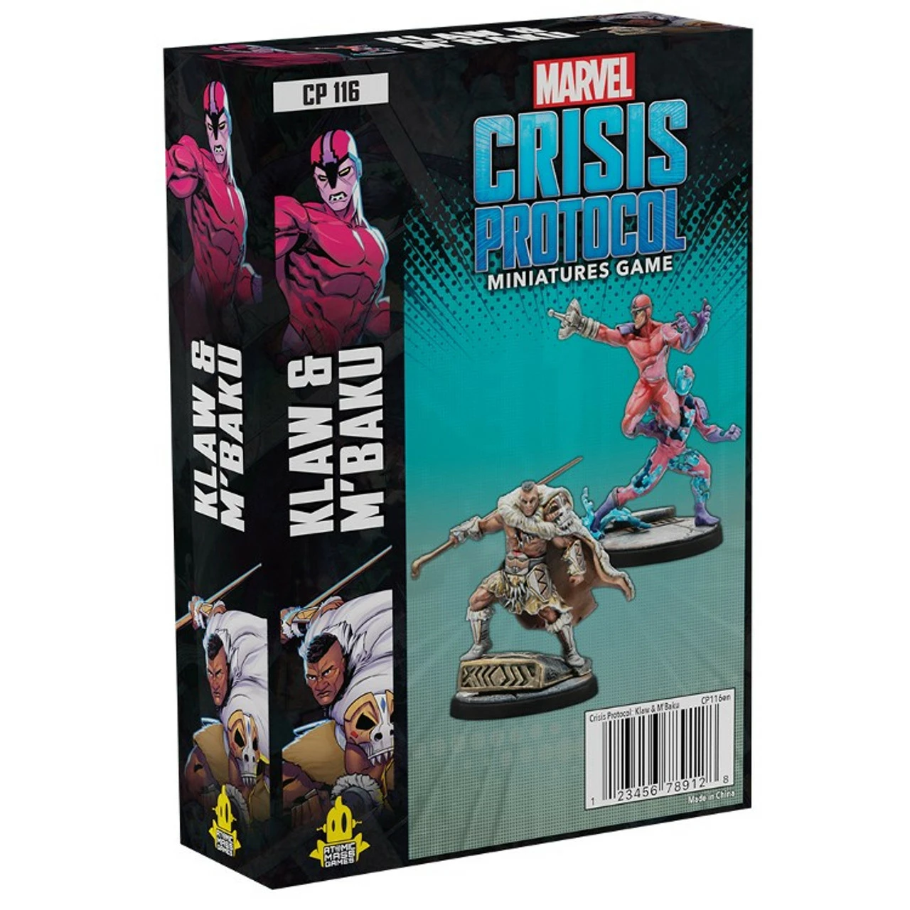 Atomic Mass Games Marvel Crisis Protocol: Klaw & M'Baku 3 Atomic Mass Games Marvel Crisis Protocol: Klaw & M'Baku