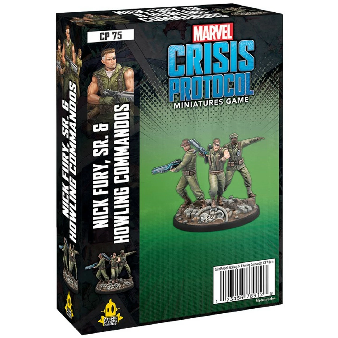 Atomic Mass Games Marvel Crisis Protocol: Nick Fury, Sr. & Howling Commandos 3 Atomic Mass Games Marvel Crisis Protocol: Nick Fury, Sr. & Howling Commandos